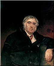 Брюллов К.П. Портрет баснописца Крылова, 1841 г., ГТГ